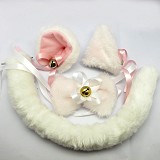BB cat earing & bow tie & tail