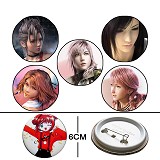 Final Fantasy pins (5pcs)