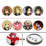K-ON anime Badges(8 a set)