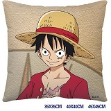 One piece luffy anime pillow