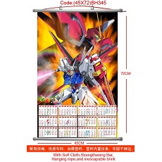 Gundam 2013 calendar anime wallscroll