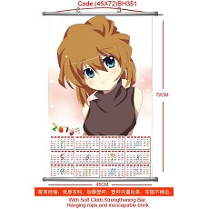Detective conan 2013 calendar anime wallscroll