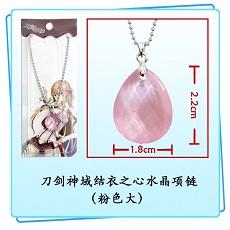 Sword Art Online anime necklace(pink)