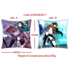 Attack on Titan anime double side pillow(45X45)BZ817