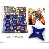 Naruto cos weapons(9pcs aset) dark blue color
