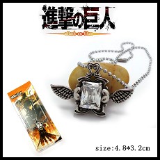 Attack on Titan anime necklace(white)