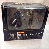 Fate stay night saber anime figures(2pcs a set)
