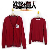 Attack on Titan anime cloth(red)