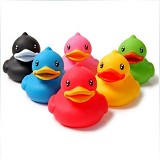The duck figure dolls(6pcs colors a set)