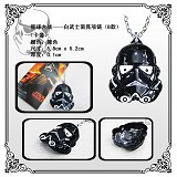 Star Wars mask necklace(black)