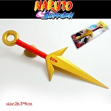 Naruto anime cos weapon golden