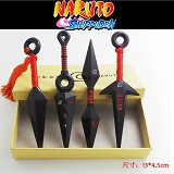 Naruto anime cos 4pcs weapons a set