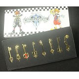 Kindom of Hearts anime key chains set(8pcs a set)