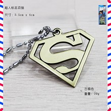 Super man anime necklace