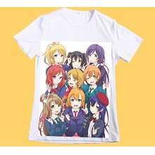 Love Live anime micro fiber t-shirt