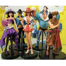 One Piece anime figures(4pcs a set)