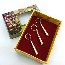 One Piece Zoro cos earrings a set