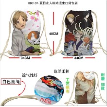 Natsume Yuujinchou anime drawstring backpack bag