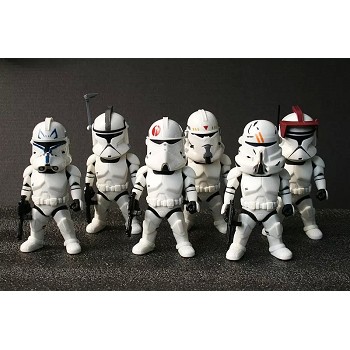 3inches Star Wars figures set(6pcs a set)