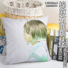 Spirited Away two-sided cotton fabric pillow