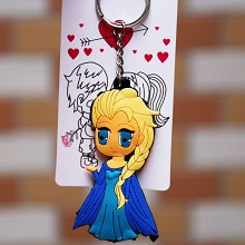 Frozen anime two-sided key chain