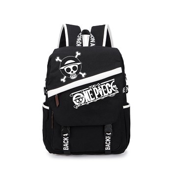 One Piece black backpack bag