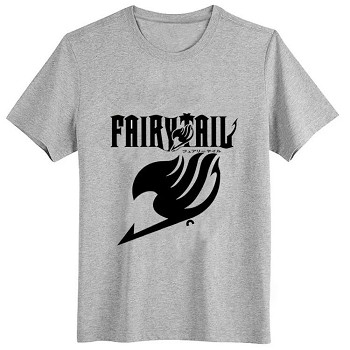 Fairy Tail cotton gray t-shirt