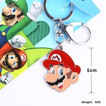 Super Mario red key chain