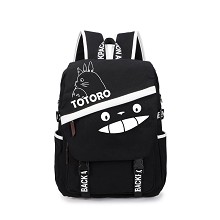 TOTORO black backpack bag