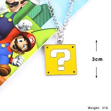Super Mario necklace