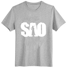 Sword Art Online gray cotton t-shirt