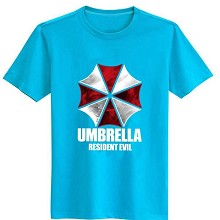 Resident Evil cotton blue t-shirt