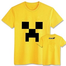 Minecraft cotton yellow t-shirt