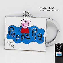 Peppa pig anime key chain