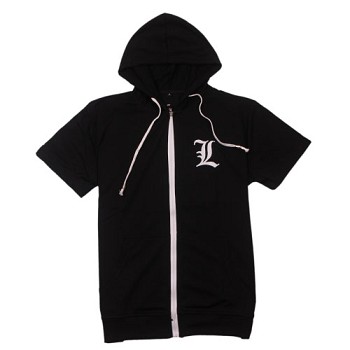 Death Note cotton short sleeve hoodie