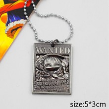 One Piece Luffy wanted necklace
