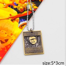 One Piece Zoro wanted necklace