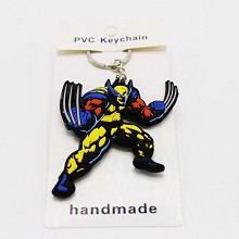 Wolverine PVC two-sided key chain