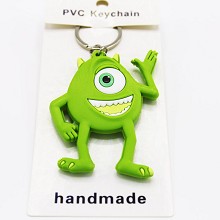 Monsters University PVC two-sided key chain