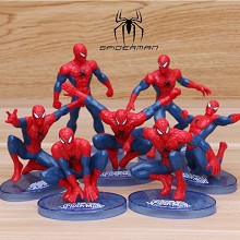 Spider man figures set(7pcs a set)