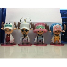 One Piece Chopper figures set(4pcs a set)