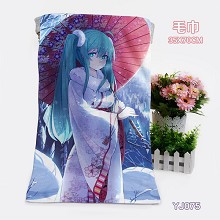 Hatsune Miku bath towel
