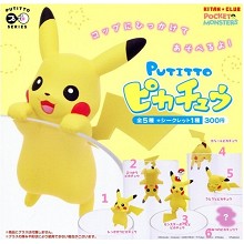 Pokemon Pikachu PUTITTO figures set(6pcs a set)