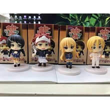 Shokugeki no Soma anime figures set(4pcs a set)