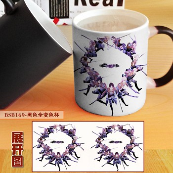 Attack on Titan color change mug cup