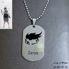 Overwatch zarya necklace