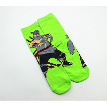 Naruto Killer B cotton socks a pair