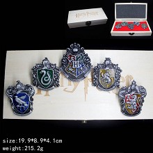 Harry Potter brooches pins set(5pcs a set)