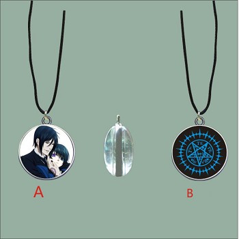 Kuroshitsuji two-sided necklace