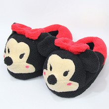 12 inches Mickey plush shoes slippers a pair